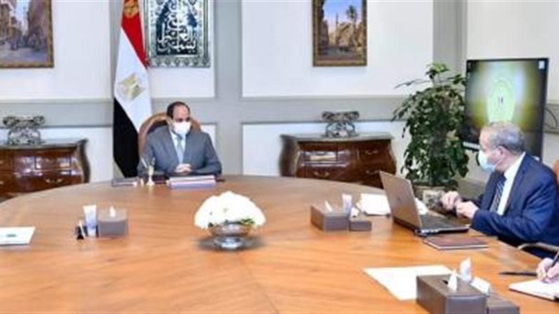 السيسي مع مدبولي