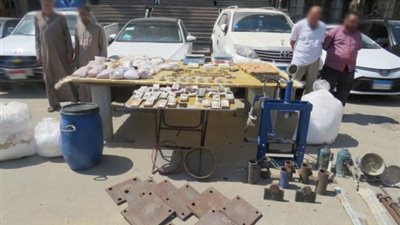 بالصور والتفاصيل .. ضبط عناصر تشكيل عصابى وبحوزتهم 52 كيلو هيروين و15 كيلو حشيش