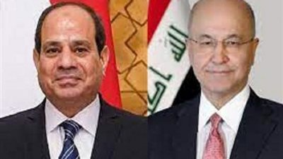 تفاصيل لقاء الرئيس السيسي مع نظيره العراقي