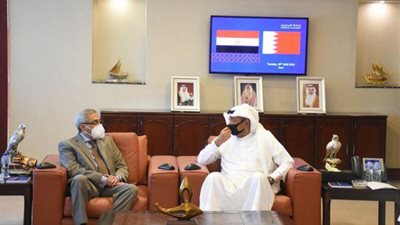 تفاصيل لقاء رئيس غرفة التجارة البحريني مع السفير المصري