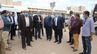 صور..تعرف علي آخر ما وصل إليه تنفيذ محور الاربعيني بديل شارع الهرم