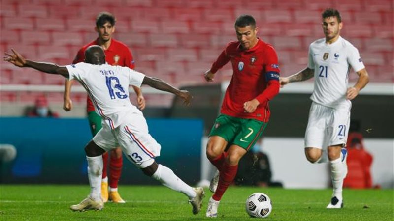 فرنسا تهزم البرتغال