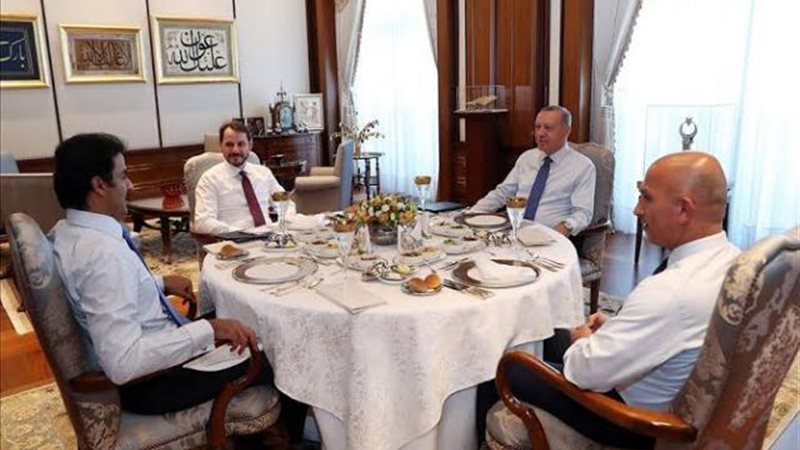 تميم مع بيرات وأردوغان