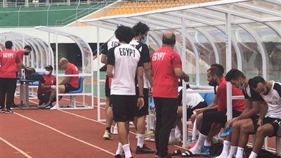 منتخب مصر يصل ملعب التدريب قبل مواجهة توجو غدا (صور)