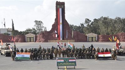 بالصور.. إنطلاق فعاليات التدريب المشترك المصرى الهندى «إعصار - 2 »