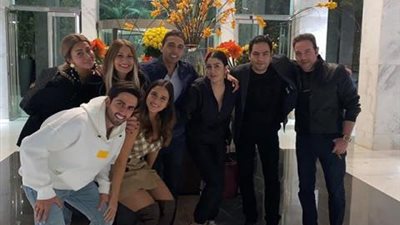 غادة عبد الرازق برفقة زوجها هيثم زنيتا في أحدث ظهور: عائلتي الحبيبة