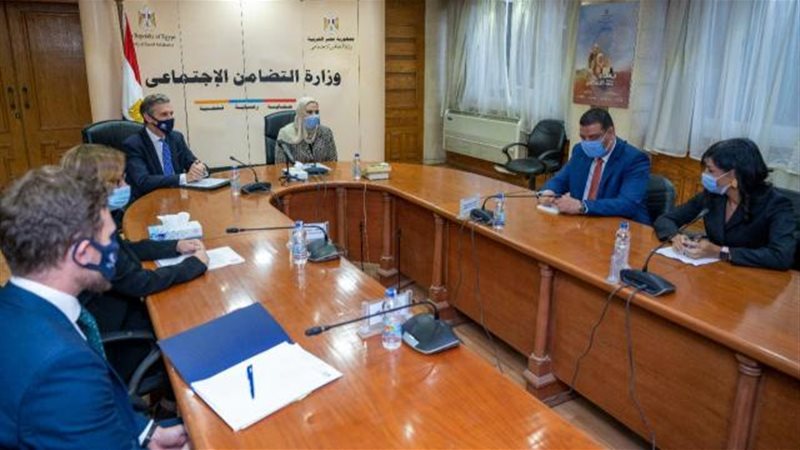 اجتماع وزيرة التضامن