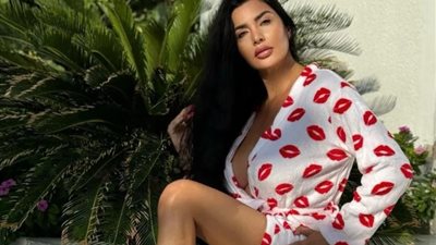 لاميتا فرنجية بإطلالة جريئة فى أحدث ظهور لها