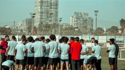 كواليس مران الأهلي استعدادا لكاس مصر