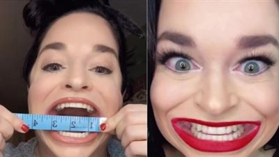 حصدت آلاف الدولارات على «تيك توك».. حقائق مثيرة عن صاحبة أكبر فم في العالم