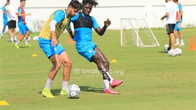 فقرات فنية وتكتيكية في مران الإسماعيلي استعدادا للدوري الجديد