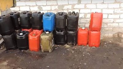 ضبط 105 ألف لتر مواد بترولية قبل بيعها بالسوق السوداء بالمنوفية