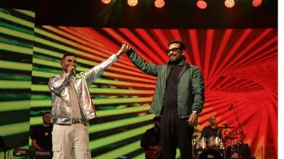 أحمد سعد وشقيقه يشعلان حفل غنائى ضخم فى دبى