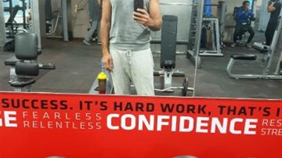 ”اوسة”يظهر في الجيم بعد تعافيه من كورونا