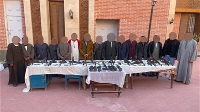 الأجهزة الأمنية تتمكن من ضبط بؤرة إجرامية شديدة الخطورة بأسيوط