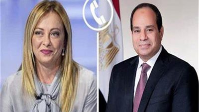 الرئيس يبحث مع رئيسة وزراء إيطاليا تعزيز التعاون بين البلدين
