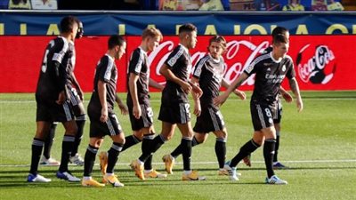 ريال مدريد يحسم الشوط الأول أما فياريال بهدف دياز