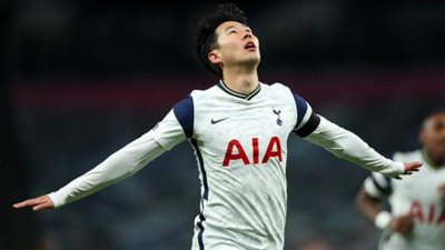 توتنهام يتقدم على مانشستر سيتي بهدف سون في الشوط الأول