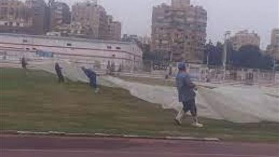 بدء عملية الإصلاحات بملعب حلمي زامورا في نادي الزمالك