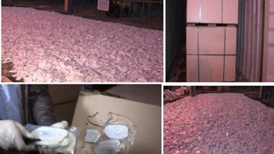 إحباط محاولة تهريب 6 أطنان حشيش داخل حاوية عبر ميناء دمياط البحرى