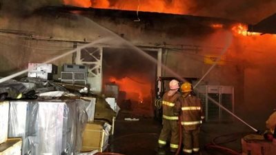 عاجل وخطير.. حريق هائل يلتهم «وزارة الصحة»