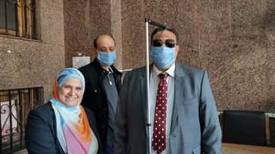 بالصور .. إقبال كبير على حملة 100 مليون صحة بآداب عين شمس