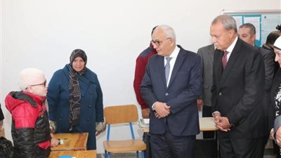 جولات وزير التعليم في مدارس القليوبية لمتابعة انتظام الدراسة
