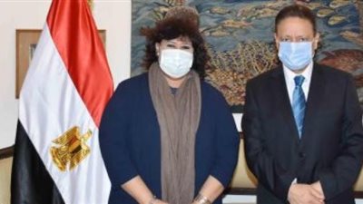 وزيرة الثقافة تبحث مع رئيس الأعلى للاعلام الاستراتيجية الثقافية 2021