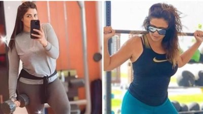 وحش الكون.. ياسمين عبد العزيز تخطف الأنظار برشاقتها في ”الجيم” وتعلق: مش شايفينهم