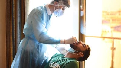 مسحة طبية للاعبي منتخبي مصر وكاب فيردي