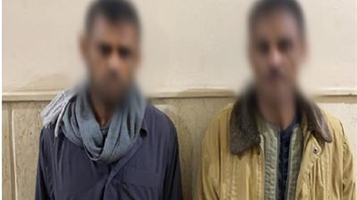 لصوص المواد البترولية من أحد خطوط الأنابيب بالفيوم فى قبضة الأمن