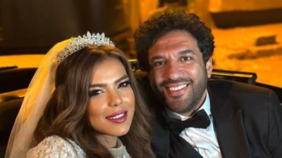 شاهد الصورة الأولى لـ ناهد السباعي وحسن الرداد من كواليس مسلسل «محارب»