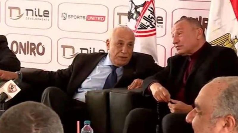 الخطيب بمقر الزمالك