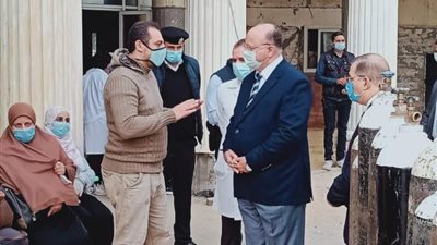 اللواء خالد عبد العال يتفقد مستشفيات حميات و صدر العباسية