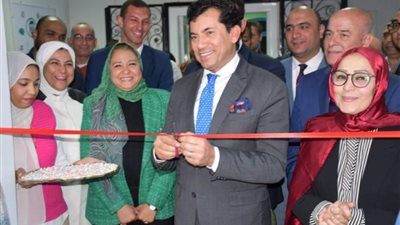 وزير الشباب يفتتح أول حاضنة للأعمال التكنولوجية الرياضية MOYS