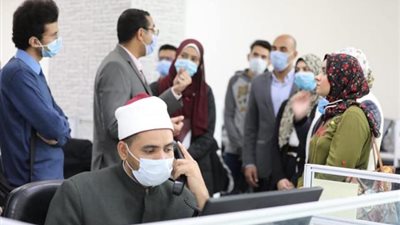 شاهد.. «شباب المتوسط» تزور مركز الأزهر العالمي للفتوى الإلكترونية