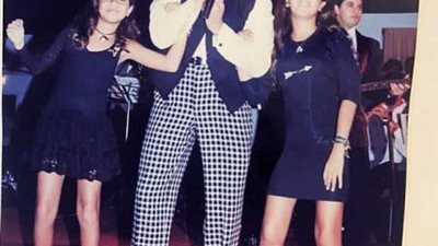 دنيا سمير غانم تحيي ذكري وفاة عامر منيب بصورة نادرة: كنا وما زلنا بنحبه أوي