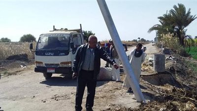 مصرع شخص صعقا بالكهرباء بقرية شوبر بالغربية