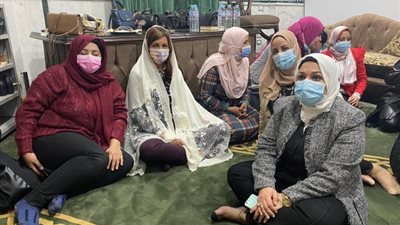 وزيرة الهجرة تشهد خطبة الجمعة بمسجد الرحمة برأس البر