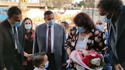 محافظ البحيرة يستقبل وزيرة الثقافة لافتتاح قصر وادي النطرون