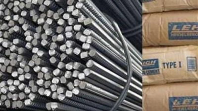 أسعار الحديد والأسمنت للمستهلك اليوم الاثنين 26-2-2024