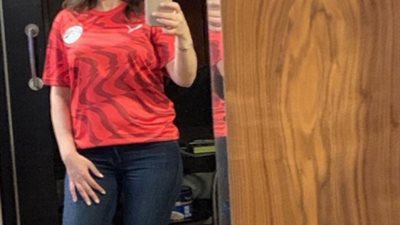 دينا فؤاد تدعم لاعبي النادي الأهلي.. بهذه الطريقة