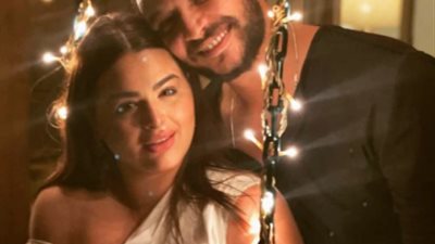 أحمد خالد صالح يغازل زوجته ويصفها بالشمس المشرقة