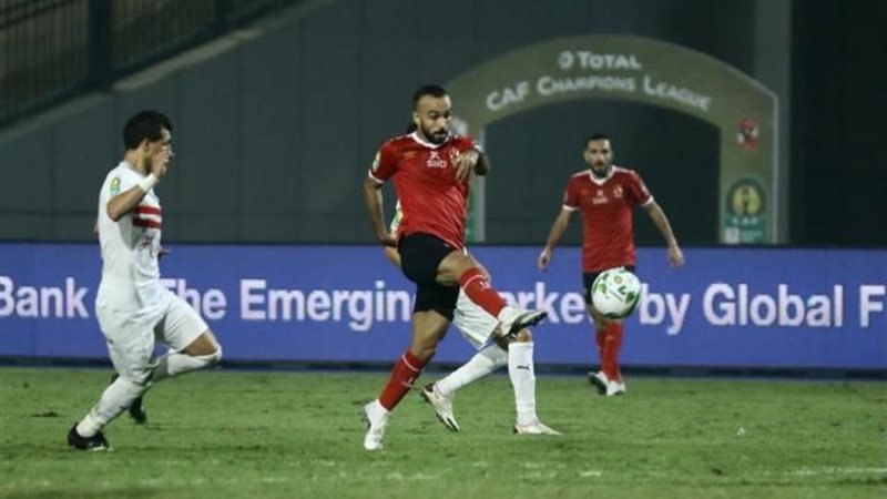 صورة من مباراة الزمالك