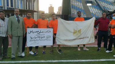 فريق كرة القدم لوزارة التموين يصعد للدور النهائى لبطوله الوزارات.