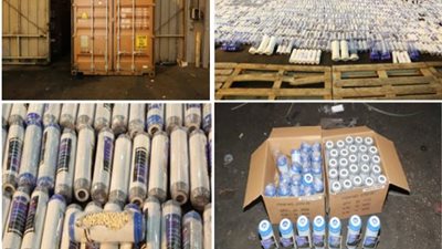 ضبط 11 مليون قرص من عقار الكبتاجون المخدر داخل حاوية بميناء دمياط البحرى