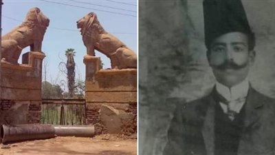 سر الذهب المدفون أسفل أسود قصر النيل في طنطا