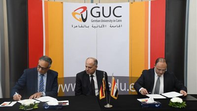 توقيع بروتوكول تعاون تدريبي بين الجامعة الألمانية بالقاهرة والمستشفى السعودي الألماني