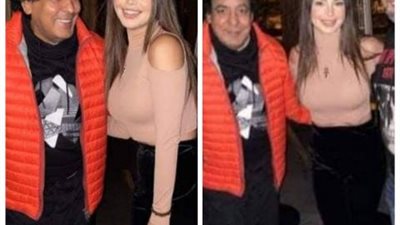 حقيقة العلاقة بين الكينج محمد منير والراقصة جوهرة (صور)