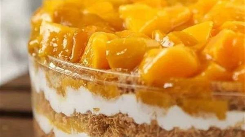 طريقة الكنافة بالمانجو